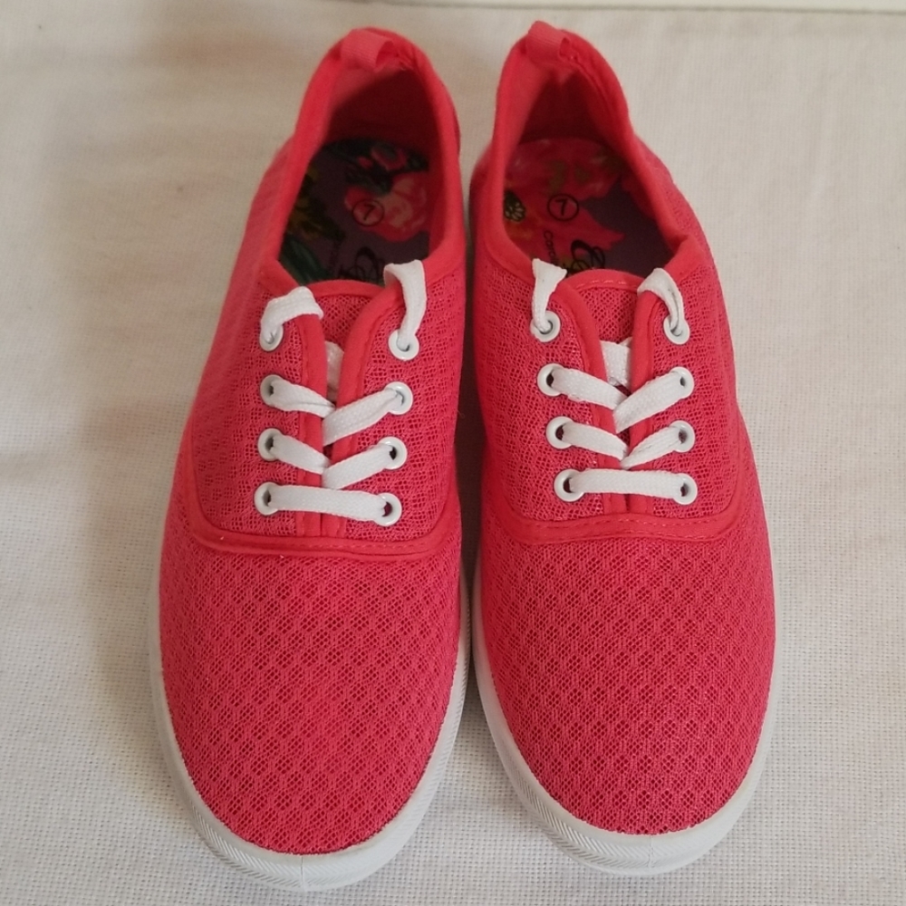 Carolina Bay Pink Mesh Sneaker 7